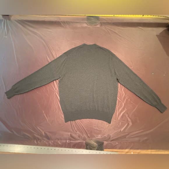 Tulliano Men's Silk/Cotton Gray Crewneck Sweater size Large - Picture 4 of 8